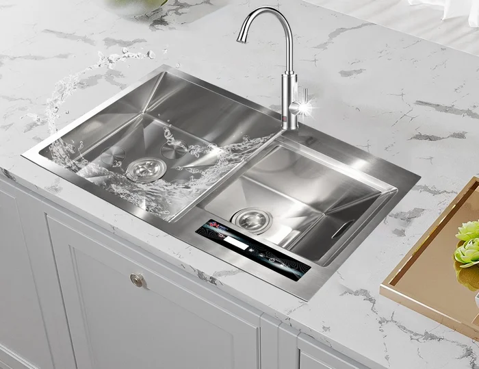 cấu tạo bồn rửa bát sóng siêu âm