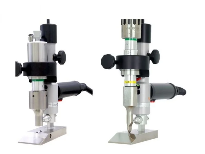 Dao siêu âm cắt vải trong dây chuyền sản xuất