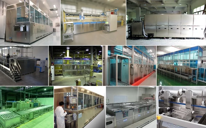 thi công dây chuyền rửa siêu âm